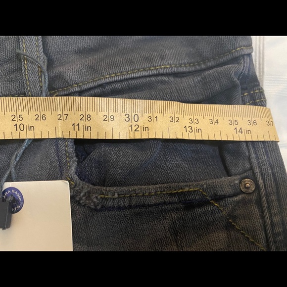 NWT Zara Distressed Camouflage Denim Jeans - Picture 6 of 9